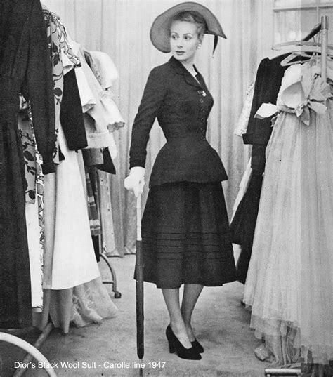 dior 1947 collection|christian Dior silhouette 1947.